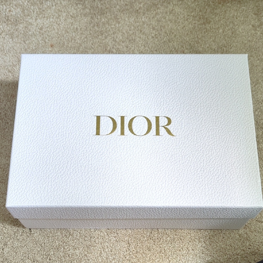 Dior White Box with Gold Logo Large